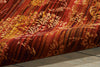 Nourison Rhapsody RH007 Sienna Gold Area Rug Detail Image