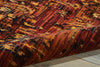 Nourison Rhapsody RH014 Flame Area Rug Detail Image