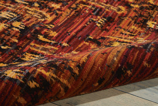 Nourison Rhapsody RH014 Flame Area Rug Detail Image