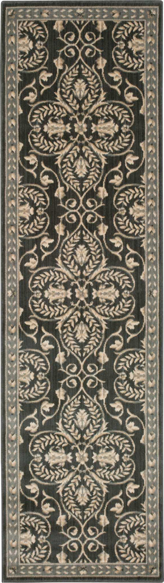 Nourison Riviera RI01 Graphite Area Rug Runner Image