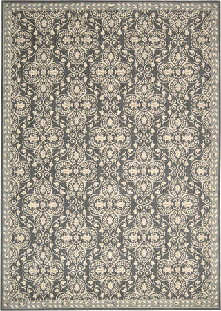 Nourison Riviera RI01 Graphite Area Rug Main Image