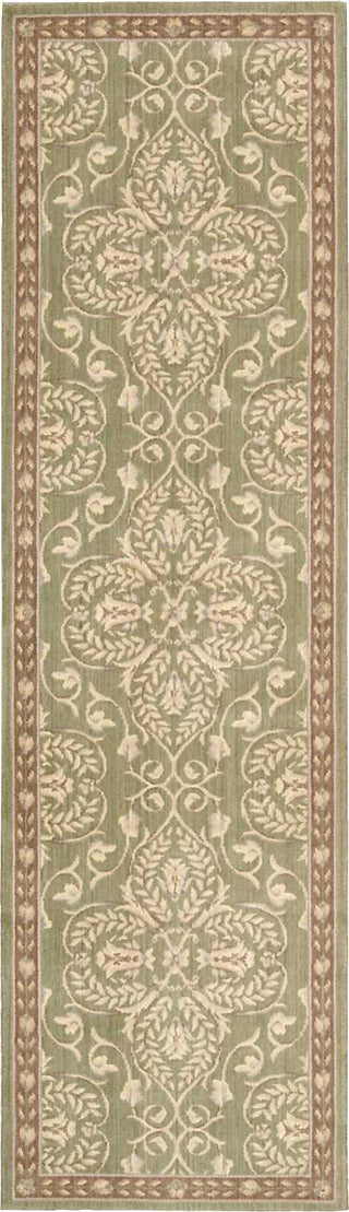 Nourison Riviera RI01 Green Area Rug Runner Image