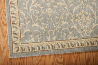 Nourison Riviera RI02 Blue Area Rug Corner Image