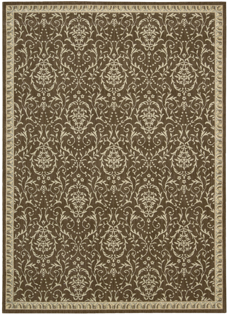 Nourison Riviera RI02 Chocolate Area Rug main image