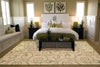 Nourison Riviera RI03 Light Gold Area Rug Room Image Feature