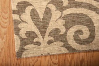 Nourison Riviera RI04 Mocha Area Rug Corner Image