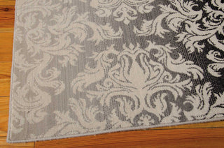 Nourison Riviera RI06 Charcoal Area Rug Corner Image