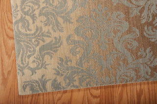 Nourison Riviera RI06 Mocha Beige Area Rug Corner Image