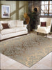 Nourison Riviera RI06 Mocha Beige Area Rug Room Image Feature