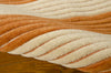 Nourison Ripple RIP02 Pumpkin Area Rug by Barclay Butera 6' X 8' Texture Shot