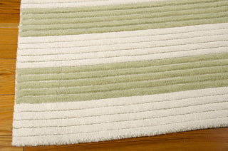 Nourison Ripple RIP02 Sage Area Rug by Barclay Butera 6' X 8' Corner Shot