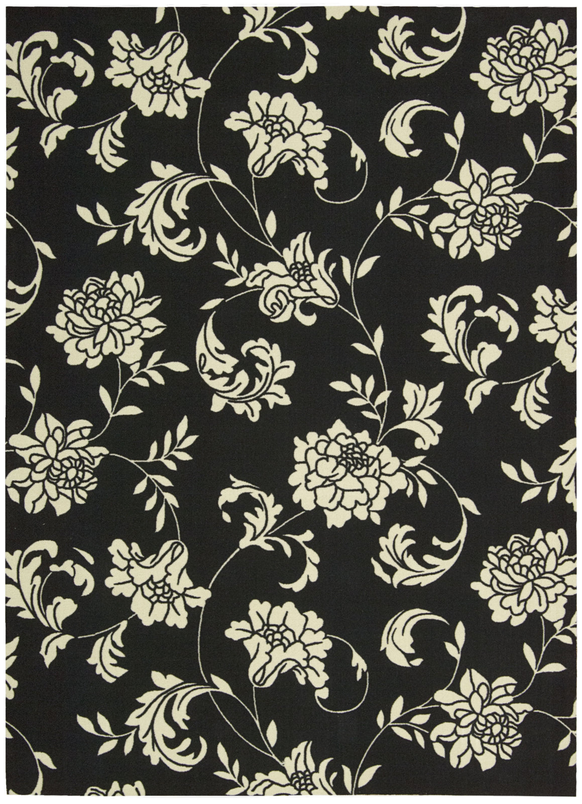 Nourison Home and Garden RS014 Black Area Rug main image