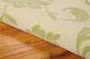 Nourison Home and Garden RS014 Green Area Rug Detail Image