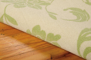 Nourison Home and Garden RS014 Green Area Rug Detail Image