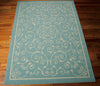Nourison Home and Garden RS019 Light Blue Area Rug Main Image