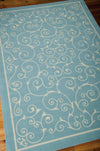 Nourison Home and Garden RS019 Light Blue Area Rug Main Image