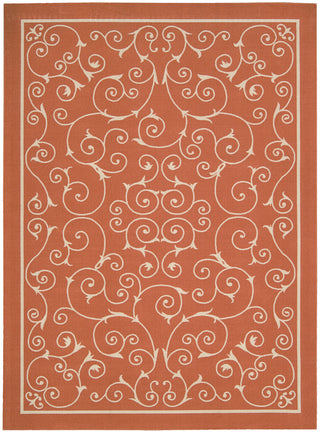 Nourison Home and Garden RS019 Orange Area Rug main image