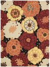 Nourison Home and Garden RS021 Black Area Rug main image