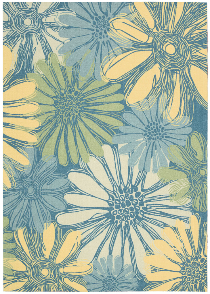 Nourison Home and Garden RS022 Blue Area Rug main image