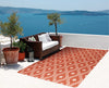 Nourison Home and Garden RS085 Rust Area Rug Outdoor Image Feature