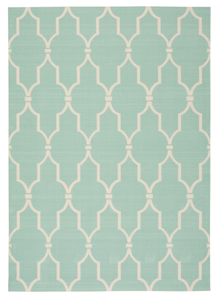Nourison Home and Garden RS087 Aqua Area Rug main image
