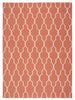 Nourison Home and Garden RS087 Orange Area Rug 8' X 11'