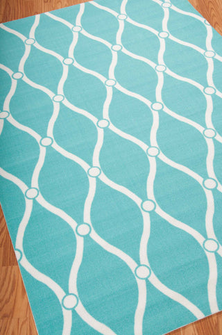 Nourison Home and Garden RS089 Aqua Area Rug Main Image