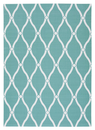 Nourison Home and Garden RS089 Aqua Area Rug main image