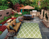 Nourison Home and Garden RS089 Green Area Rug Outdoor Image