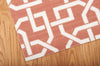 Nourison Home and Garden RS090 Rust Area Rug 5' X 7' Corner Shot