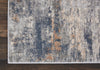 Nourison Rustic Textures RUS01 Grey/Beige Area Rug Corner Image