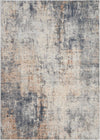 Nourison Rustic Textures RUS01 Grey/Beige Area Rug 3' 11'' X 5' 11''