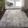 Nourison Rustic Textures RUS01 Grey/Beige Area Rug Room Image