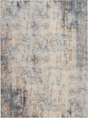 Nourison Rustic Textures RUS01 Grey/Beige Area Rug 7' 10'' X 10' 6''