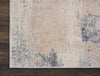 Nourison Rustic Textures RUS02 Beige/Grey Area Rug Corner Image