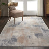 Nourison Rustic Textures RUS02 Beige/Grey Area Rug Room Image