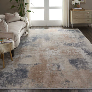 Nourison Rustic Textures RUS02 Beige/Grey Area Rug Room Image Feature