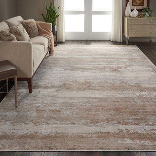 Nourison Rustic Textures RUS03 Beige Area Rug Room Image Feature