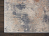 Nourison Rustic Textures RUS05 Beige/Grey Area Rug Corner Image