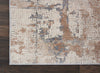 Nourison Rustic Textures RUS06 Beige/Grey Area Rug Corner Image
