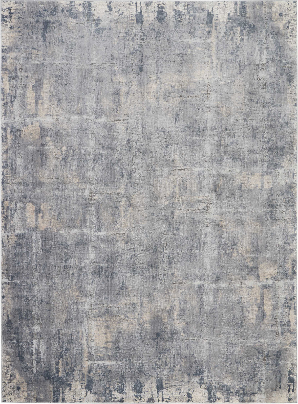 Incredible Nourison RUS09 by Rug Decor and Rugs Blue Ivory/Light Textures – Rustic Area