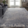 Nourison Rustic Textures RUS06 Grey/Beige Area Rug Room Image