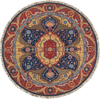 Nourison Nourmak S163 Navy Area Rug Round Image