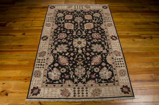 Nourison Nourmak S169 Black Area Rug 6' X 9' Floor Shot Feature