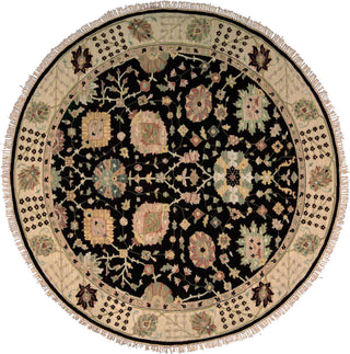 Nourison Nourmak S169 Black Area Rug Round Image