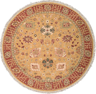 Nourison Nourmak S169 Gold Area Rug Round Image