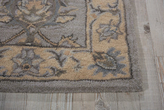 Nourison Sepia SEP01 Grey/Ivory Area Rug by Joseph Abboud Detail Image