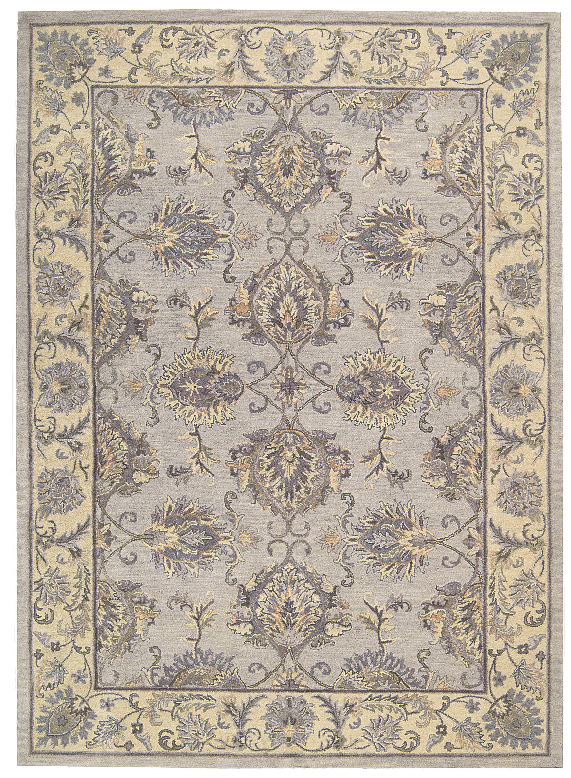 Nourison Sepia SEP01 Grey/Ivory Area Rug by Joseph Abboud main image