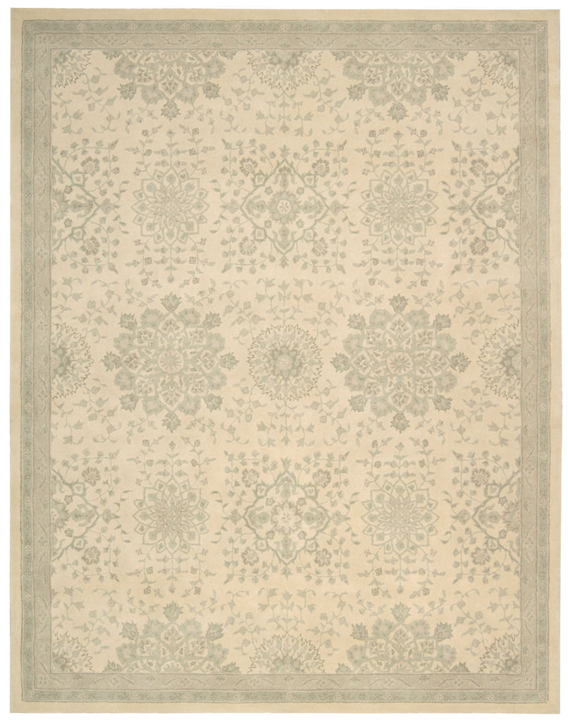 Nourison Royal Serenity SER02 St James Bone Area Rug by Kathy Ireland main image