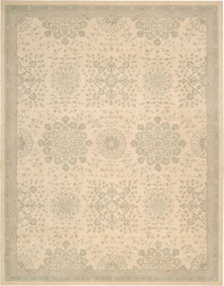 Nourison Royal Serenity SER02 St James Bone Area Rug by Kathy Ireland 8' X 10'